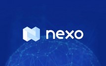 Эмблема площадки Nexo на синем фоне