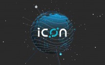 Эмблема ICON на фоне Земного шара