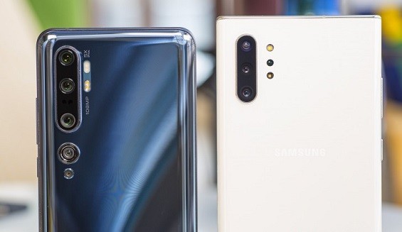 Основные камеры Samsung Galaxy Note10+ и Xiaomi Mi Note10