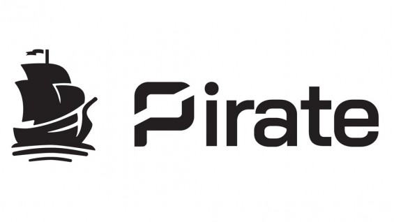 Значок криптовалюты Pirate крупным планом
