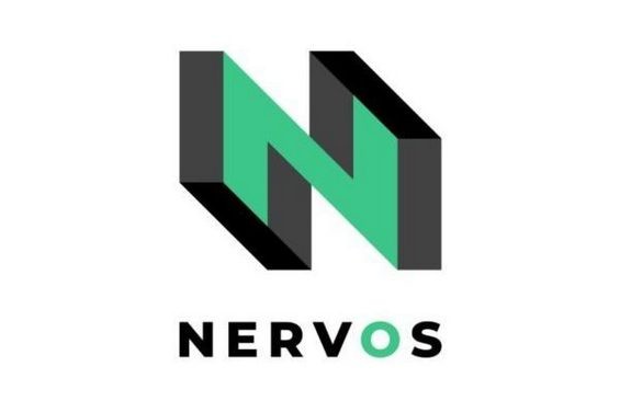 Логотип криптовалюты Nervos Network на белом фоне