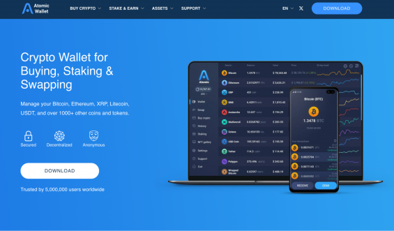 Atomic Wallet – криптовалютный кошелек