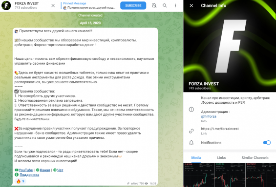 Telegram-канал Forza Invest