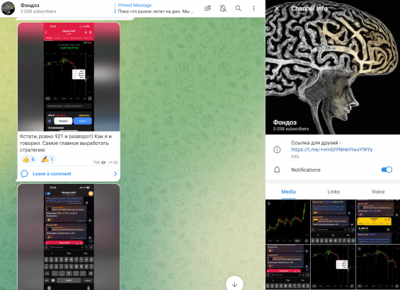Канал Фондоз в Телеграмм