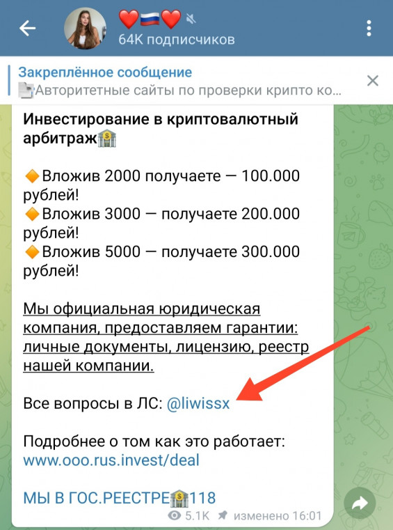 telegram проект @svetzeuvs