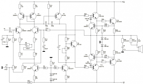 Самодельный усилитель звука для дома - схема