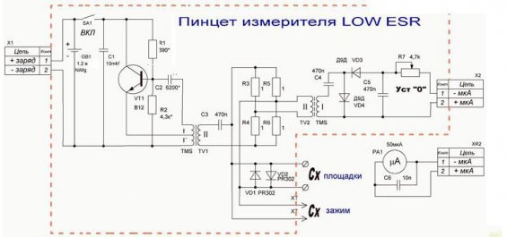 как измерять конденсаторы со сверхнизким уровнем ESR