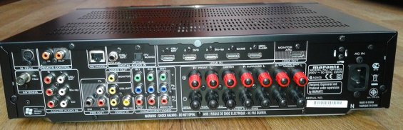 AV-ресивер Marantz 1603 вид на гнёзда