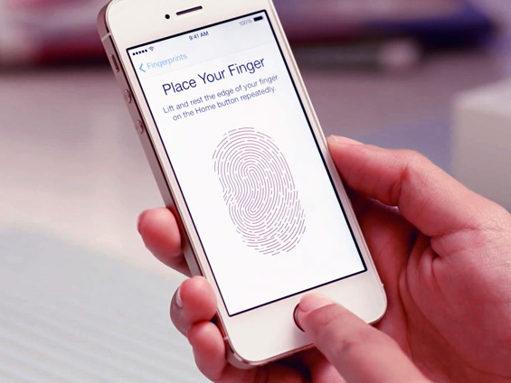 Touch ID распознаёт любую часть тела