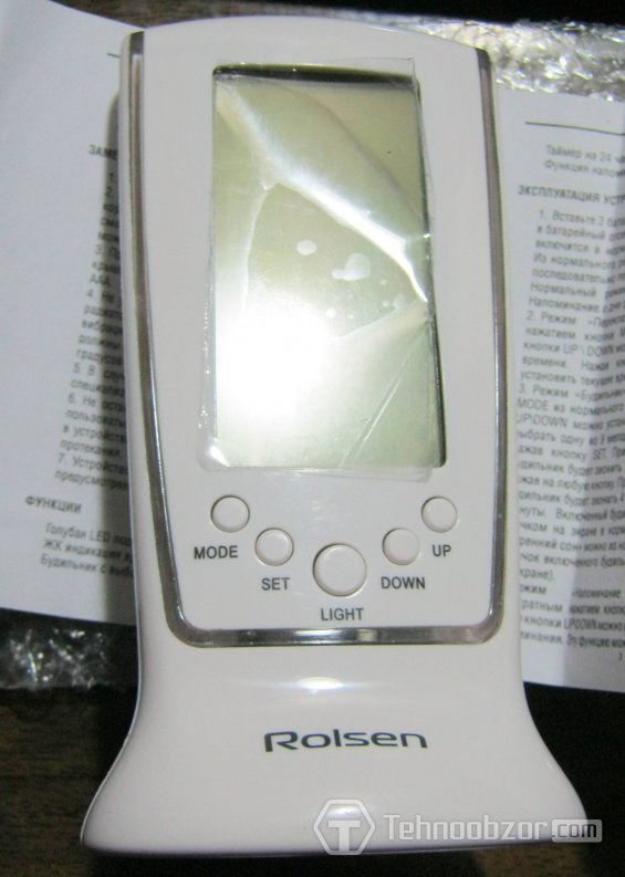 Часы с термометром Rolsen cl 213