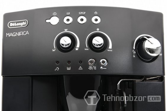 Кнопки управления кофемашиной DeLonghi ESAM 4000 В