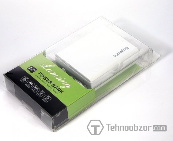 Комплект поставки устройства Lumsing Power Bank 11000mAh