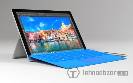 Дизайн планшета Microsoft Surface Pro 4