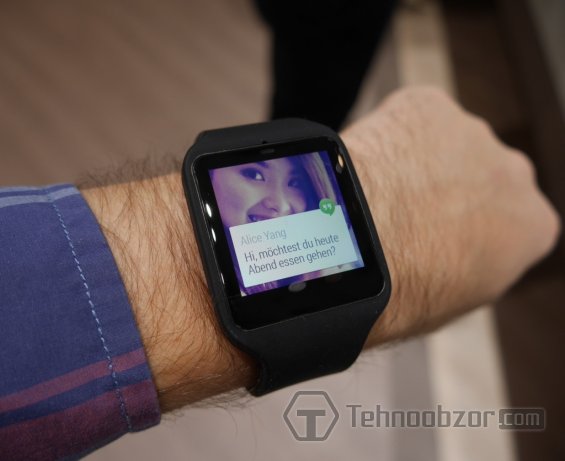 Использование умных часов Sony SmartWatch 3