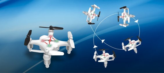 Полет Syma X12 Nano