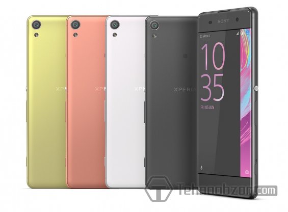 Sony Xperia XA в разных цветах