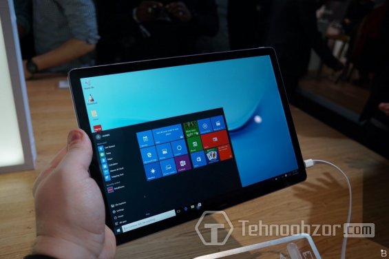 Меню Windows 10 на Huawei Matebook