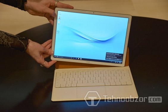 Отключение дисплея Huawei Matebook от клавиатуры