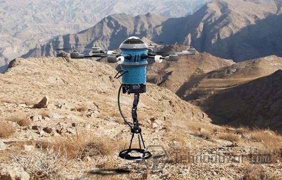 Mine Kafon Drone в работе