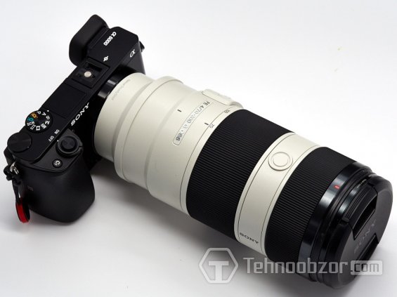 Маркировка Sony FE 70–200mm F4 G OSS