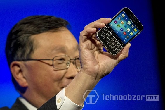 Джон Чен на презентации Blackberry