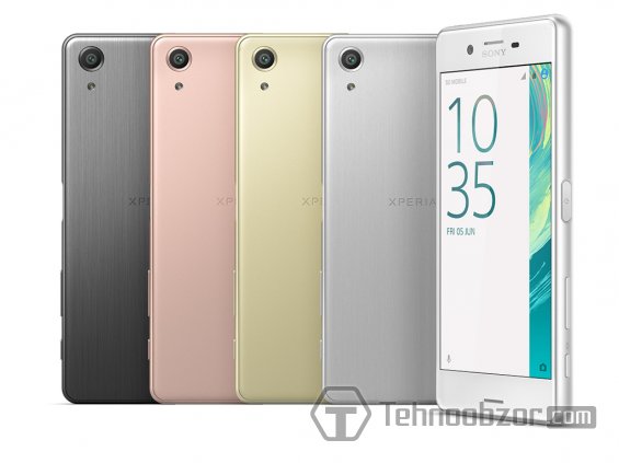 Дизайн Sony Xperia X