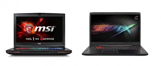 Экраны MSI GT72S 6QE DOMINATOR PRO G и ASUS ROG STRIX GL702VT