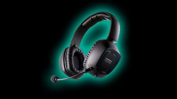 Creative Sound Blaster Tactic 3D Alpha на чёрном фоне