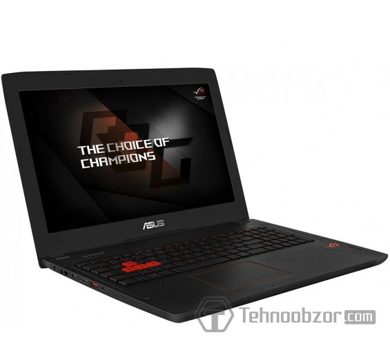 Дизайн Asus ROG GL502VT