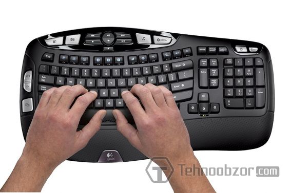 Печатание на Logitech Mk550