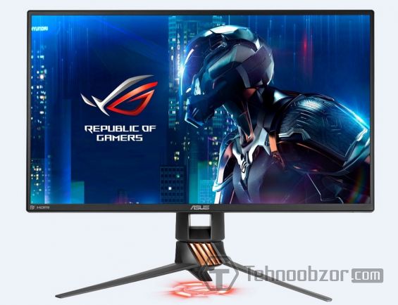 Дизайн ASUS ROG Swift PG258Q