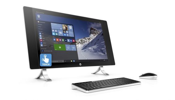 HP ENVY 27 на белом фоне