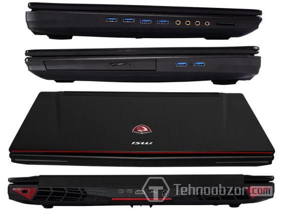 Порты и разъемы MSI GT72VR 7RD