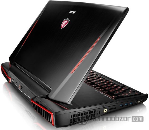 MSI GT83VR 6RE Titan SLI вид сбоку