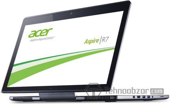 Дизайн экрана Acer Aspire R7