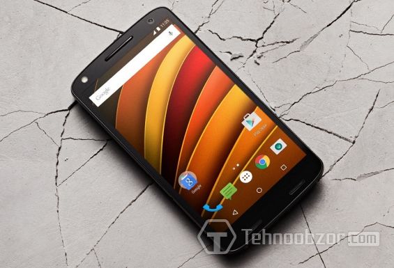 Домашний экрана Motorola Moto X Force