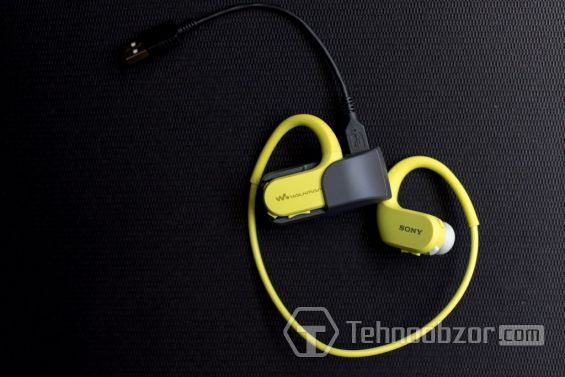 Sony Walkman NW-WS413 и шнур USB