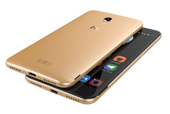 ZTE Blade V7 Lite с золотистым корпусом