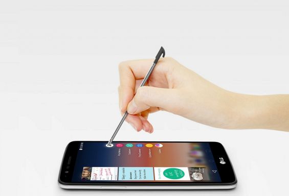 Работа в меню LG Stylus 3