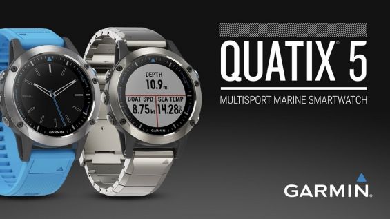 Garmin Quatix 5 с силиконовым и металлическим ремешками