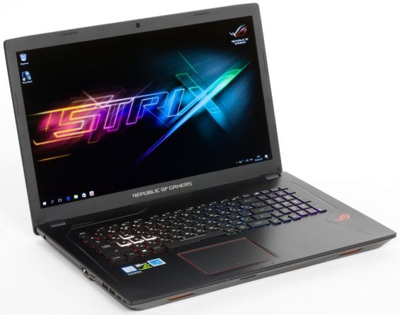 Форма Asus ROG Strix GL753VE