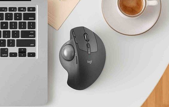 Logitech MX Ergo в работе