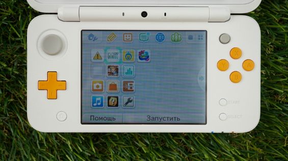 Главное меню New Nintendo 2DS XL