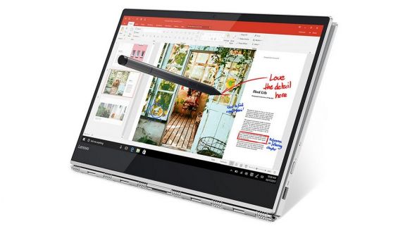 Экран Lenovo Yoga 920 Vibes крупным планом