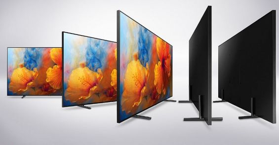 Пять телевизоров Samsung Q9F 4K Smart QLED TV