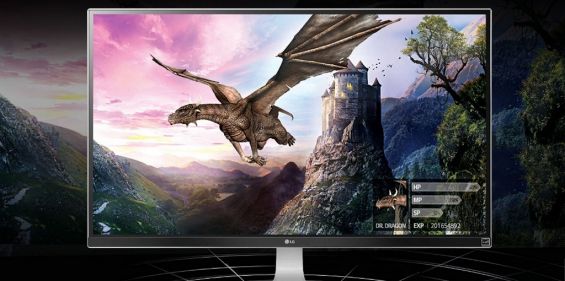 Воспроизведение игры на мониторе LG 27UD69P