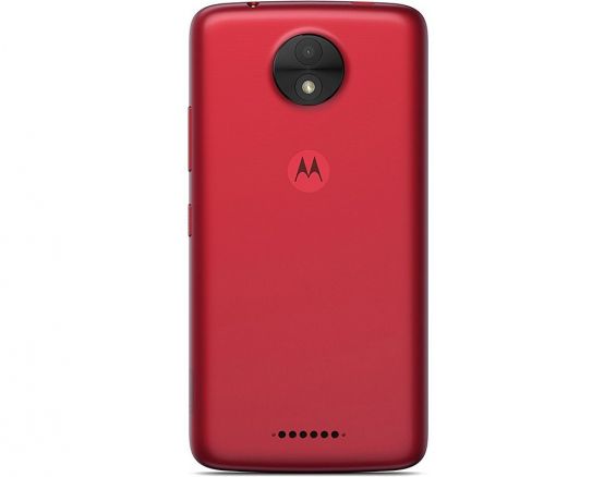 Motorola Moto C с красным корпусом