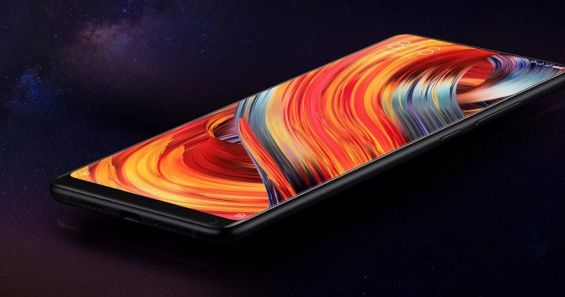 Дисплей Xiaomi Mi MIX 2 крупным планом