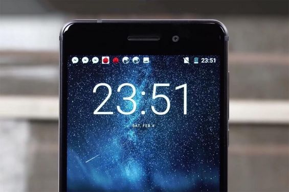 Уровень заряда батареи смартфона Nokia 6