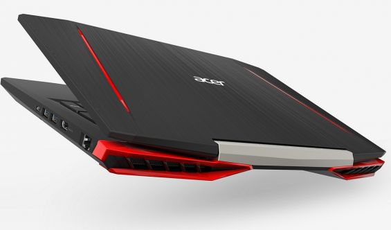 Ноутбук Acer Aspire VX 15 в приоткрытом состоянии